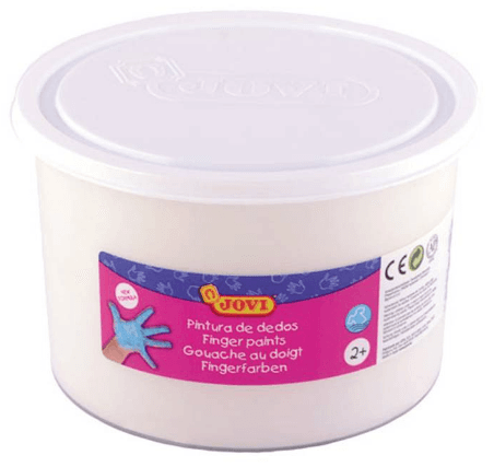 PINTURA DEDOS JOVI 500ML BLANCO