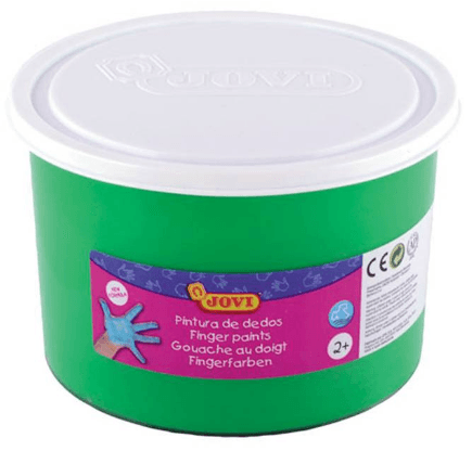 PINTURA DEDOS JOVI 500ML VERDE