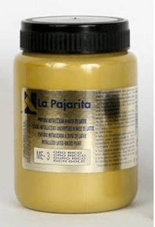 PINTURA ORO RICO LA PAJARITA 35ML C/6 UD.