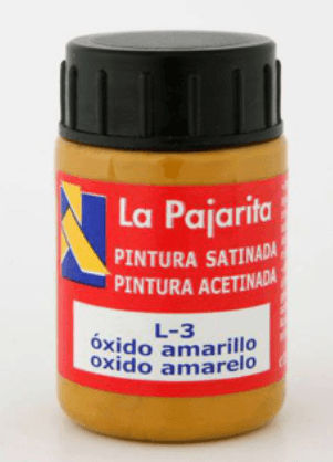 PINTURA OXIDO AMARILLO LA PAJARITA 35ML