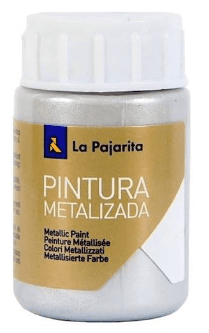 PINTURA PLATA LA PAJARITA 35ML C/6 UD.