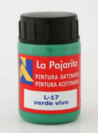PINTURA VERDE VIVO LA PAJARITA 35ML