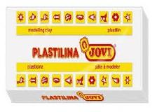 PLASTILINA JOVI 350GR BLANCA 72 C/15 UD.