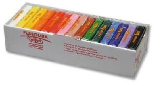 PLASTILINA JOVI 350GR COLORES SURTIDOS 72 C/15 UD.