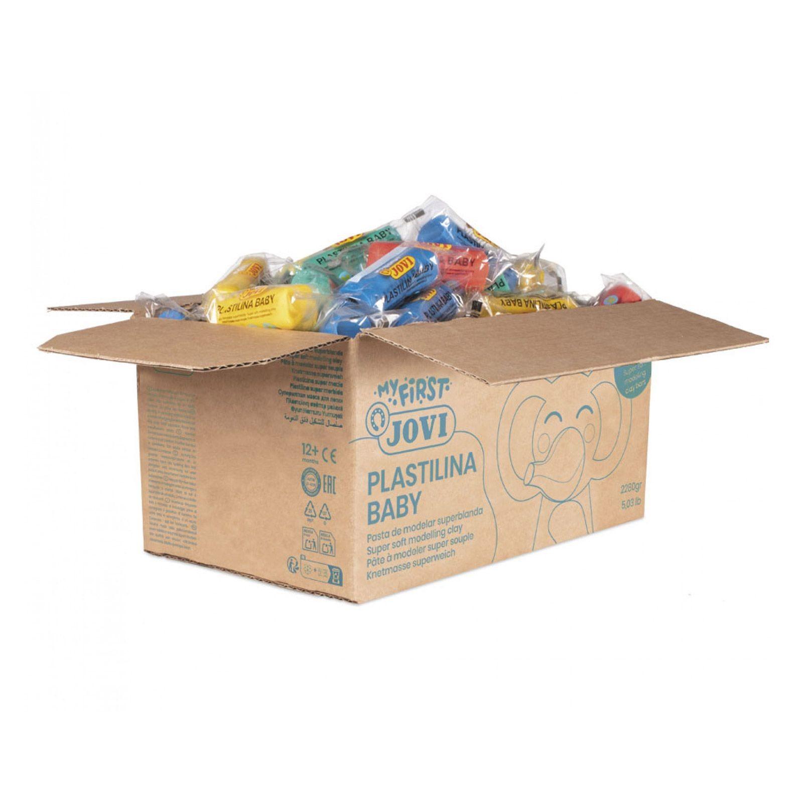 PLASTILINA JOVI MY FIRST BABY 38GR SCHOOL PACK 60 UD.