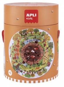 PUZZLE INFANTIL CIRCULAR BIOESFERA 48 PIEZAS APLI