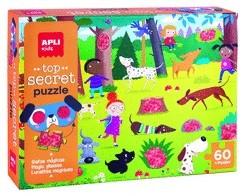 PUZZLE INFANTIL SECRET PERROS 60 PIEZAS 6X6CM APLI