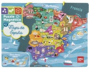PUZZLE MAGNETICO ESPAÑA 50 PIEZAS APLI