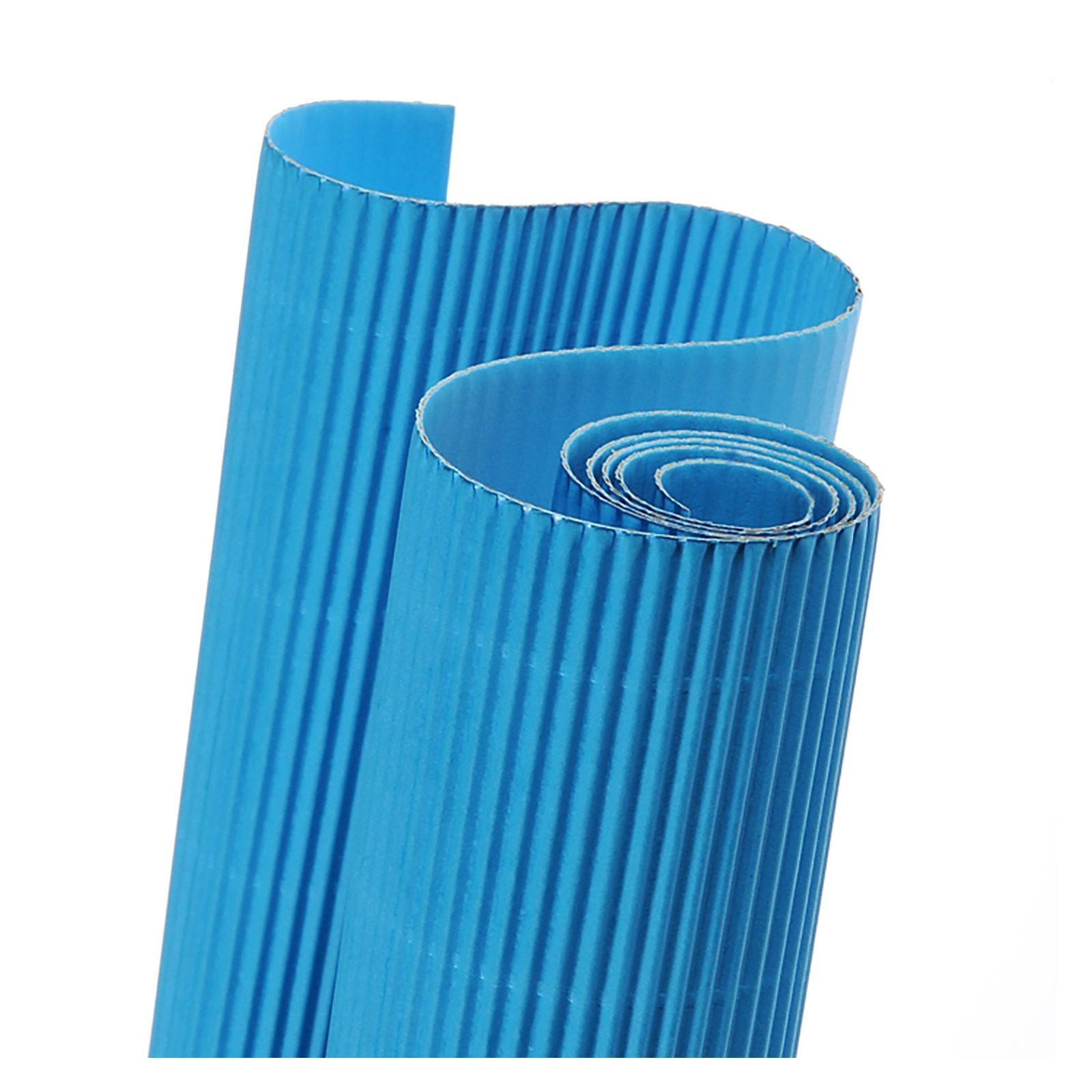 ROLLO CARTON ONDULADO 50X70CM 300GR AZUL TURQUESA CANSON