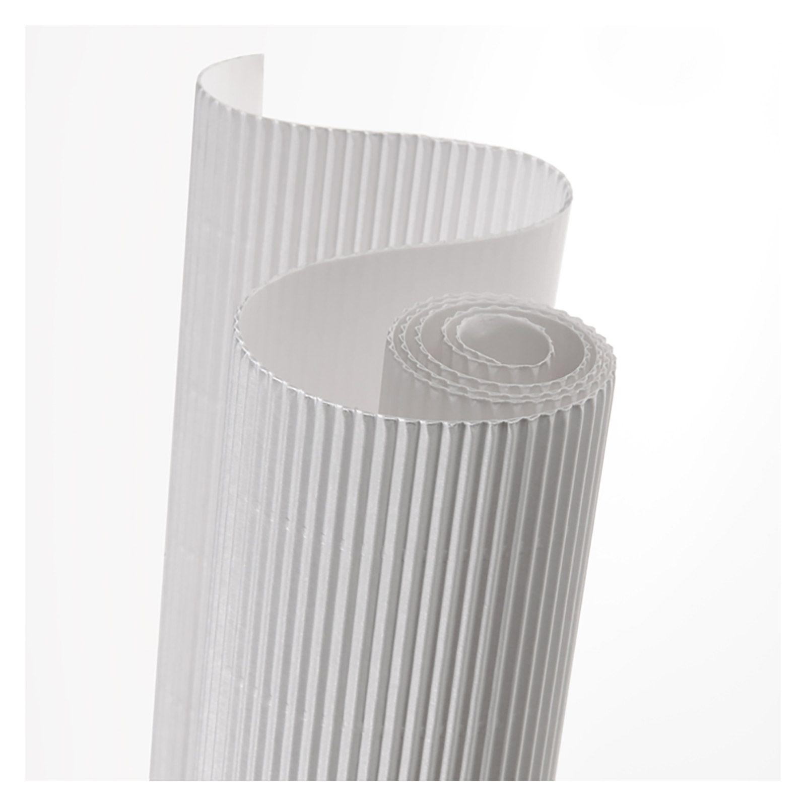 ROLLO CARTON ONDULADO 50X70CM 300GR BLANCO CANSON