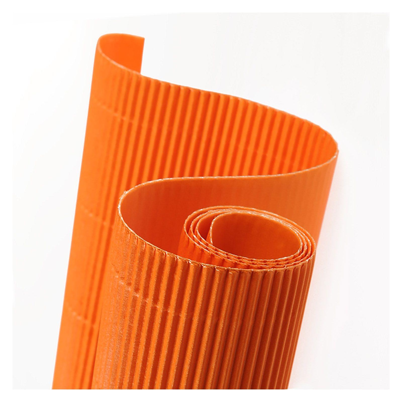 ROLLO CARTON ONDULADO 50X70CM 300GR NARANJA CANSON