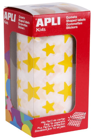 ROLLO GOMETS ESTRELLA AMARILLO 12-20MM APLI