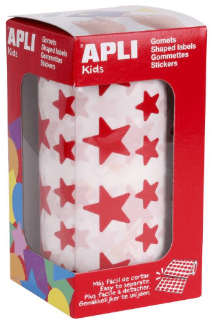 ROLLO GOMETS ESTRELLA ROJO 12-20MM APLI