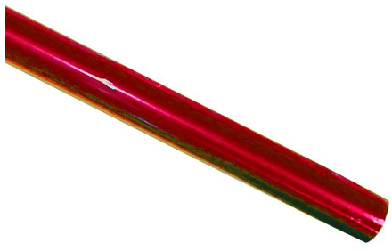 ROLLO PAPEL METALIZADO 0.5X10M MARGOK ROJO