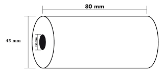 ROLLO TERMICO 80X45 SIN BPA P/8 UD.