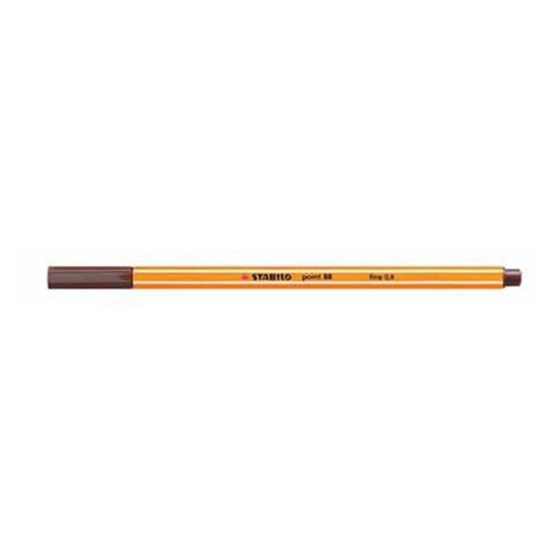 ROTTULADOR STABILO POINT 88/45 MARRON C/10 UD