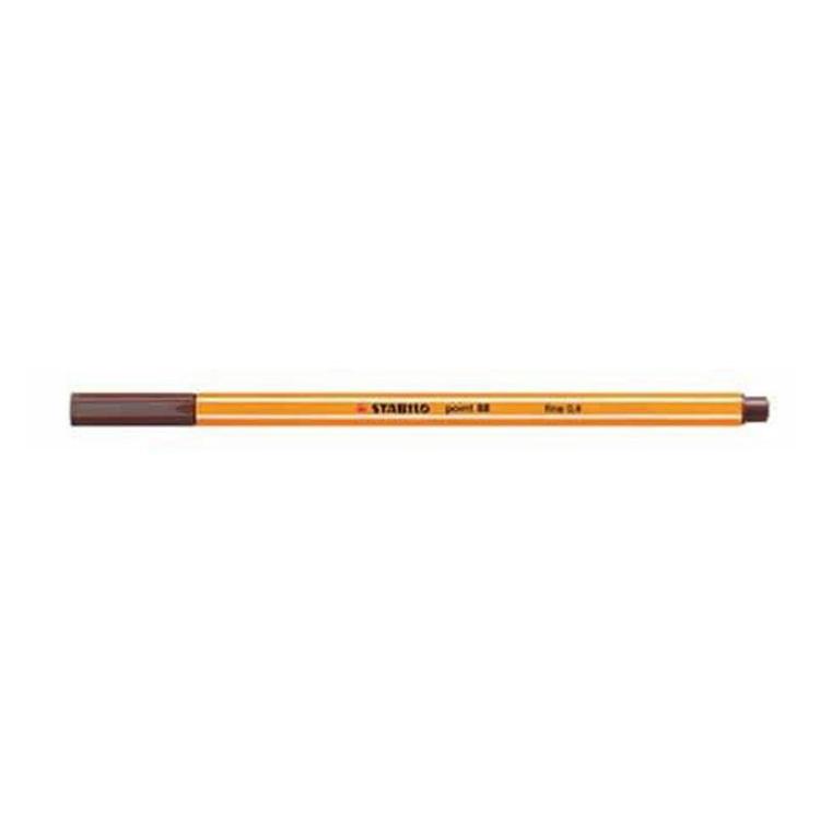 ROTTULADOR STABILO POINT 88/45 MARRON C/10 UD