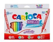 ROTULADOR CARIOCA DOBLE PUNTA BIRELLO 24 UD.