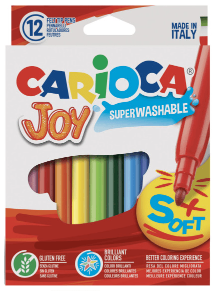 ROTULADOR CARIOCA JOY 12 COLORES