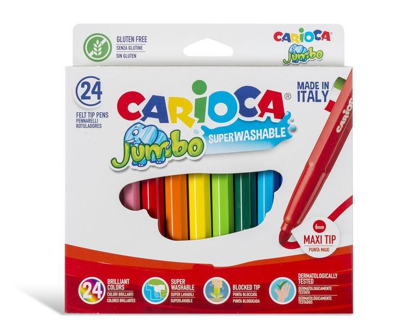 ROTULADOR CARIOCA JUMBO 24 COLORES