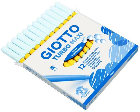 ROTULADOR GIOTTO TURBO MAXI AMARILLO C/12 UDS.