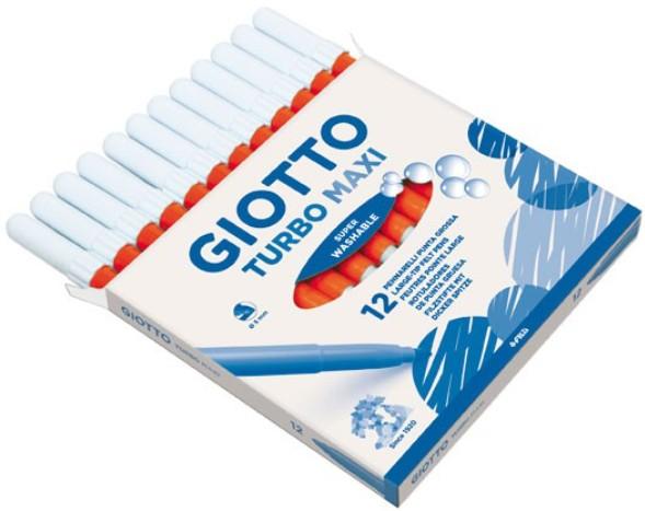ROTULADOR GIOTTO TURBO MAXI NARANJA C/12 UDS.