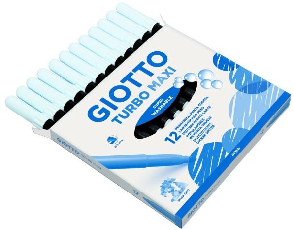 ROTULADOR GIOTTO TURBO MAXI NEGRO C/12 UDS