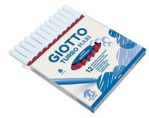 ROTULADOR GIOTTO TURBO MAXI ROJO C/12 UDS.