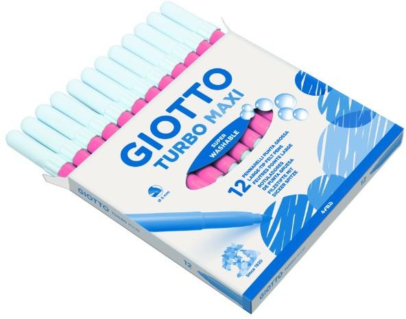 ROTULADOR GIOTTO TURBO MAXI ROSA C/12 UDS.