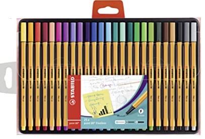 ROTULADOR STABILO POINT 88 ESTUCHE 25 UD.