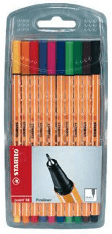 ROTULADOR STABILO POINT 8810 POINT ESTUCHE 10 UD