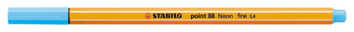 ROTULADOR STABILO POINT 88/031 AZUL NEON C/10 UD