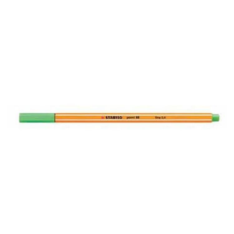 ROTULADOR STABILO POINT 88/13 VERDE HIELO C/10 UD
