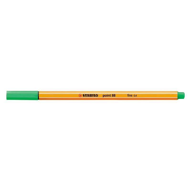 ROTULADOR STABILO POINT 88/16 ESMERALDA CLARO C/10 UD