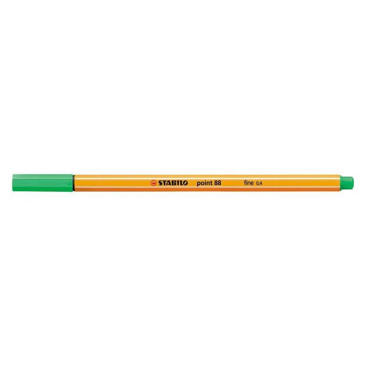 ROTULADOR STABILO POINT 88/16 ESMERALDA CLARO C/10 UD