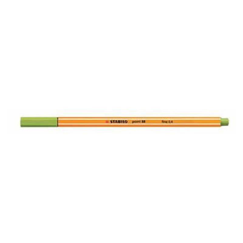 ROTULADOR STABILO POINT 88/33 VERDE MANZANA C/10 UD