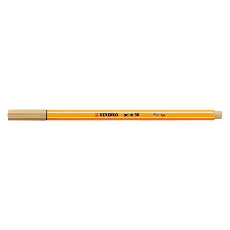 ROTULADOR STABILO POINT 88/88 OCRE CLARO C/10 UD