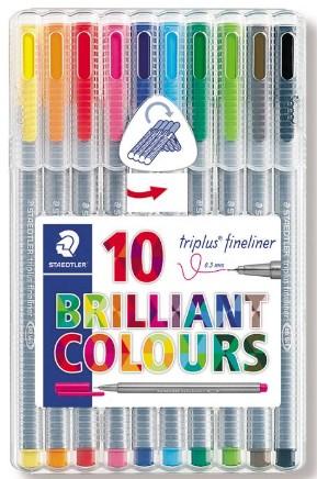 ROTULADOR TRIPLUS FINELINER 334 ESTUCHE 10R