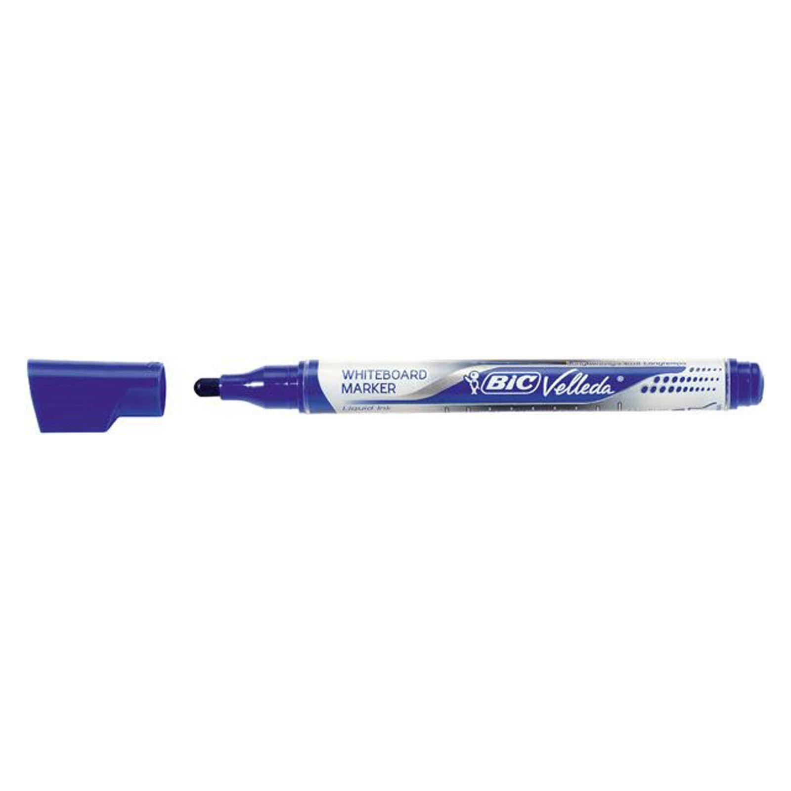 ROTULADOR VELLEDA AZUL TINTA LIQUIDA C/12 UD.