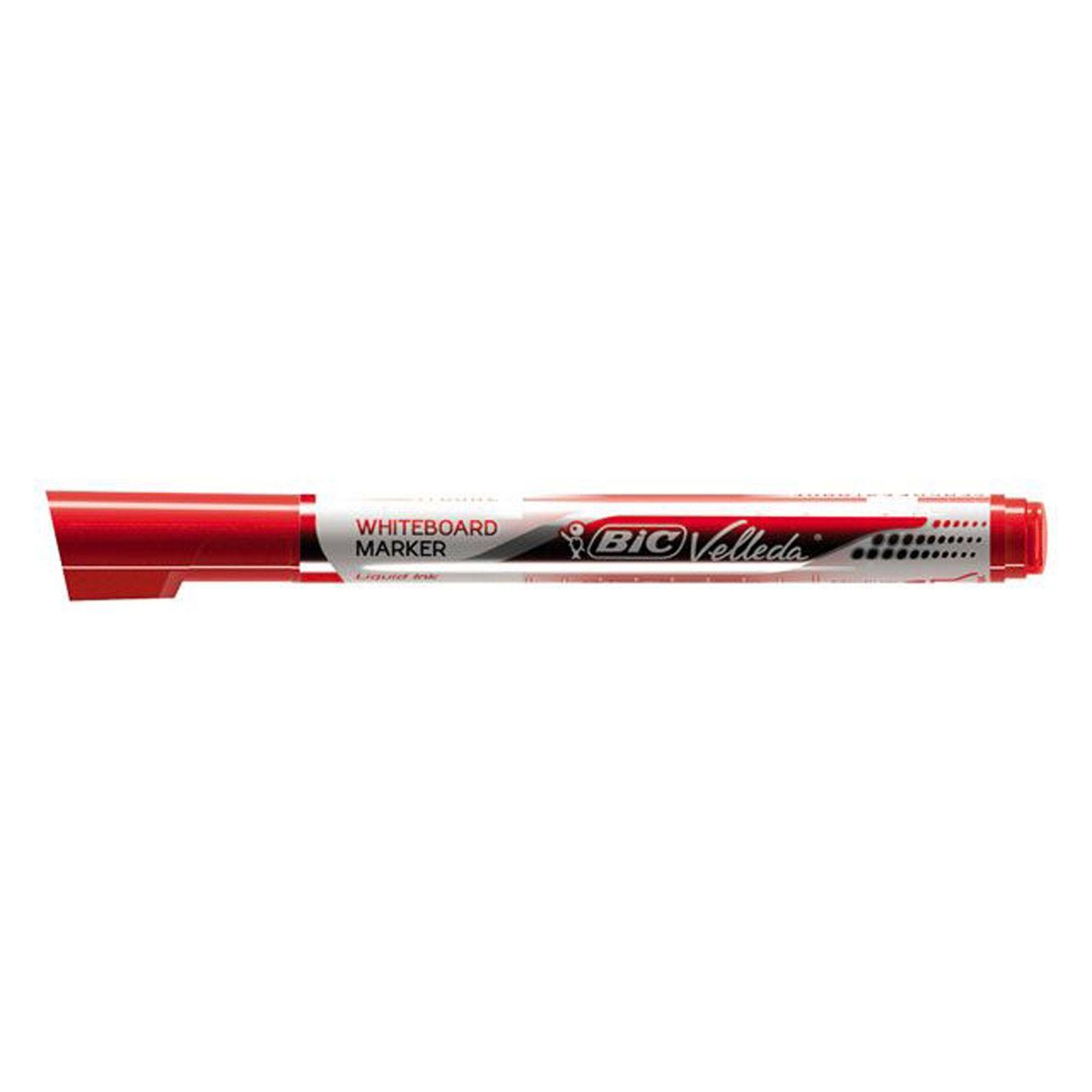 ROTULADOR VELLEDA ROJO TINTA LIQUIDA C/12 UD.