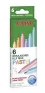 ROTULADORES ALPINO PASTEL ESTUCHE 6 UD.