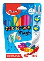ROTULADORES MAGICOS COLOR'PEPS MAPED 10 UD.