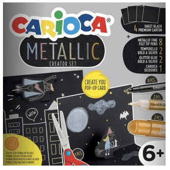 SET CARIOCA METALLIC 26 PIEZAS