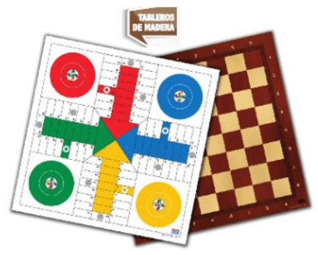 TABLERO PARCHIS-DAMAS 33 CM CM2012 FALOMIR