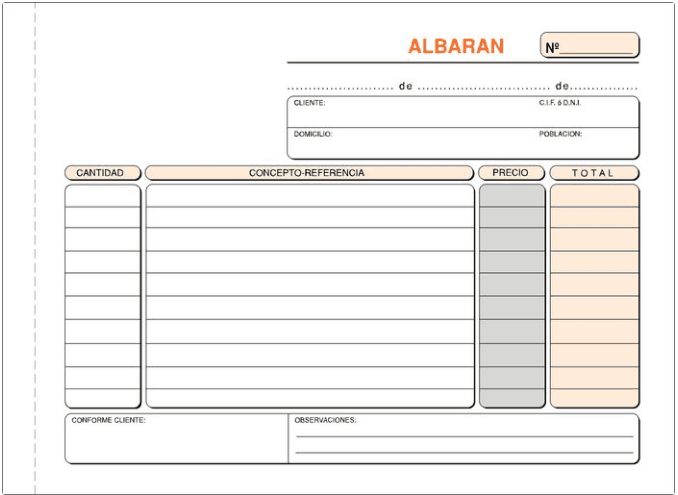 TALONARIO ALBARAN 4º APAISADO 150H TRIPLICADO T-121 LOAN