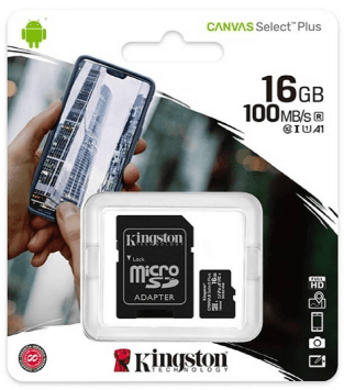 TARJETA MEMORIA MICRO SD 16GB KINGSTON
