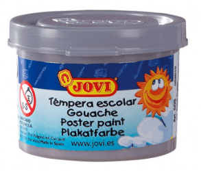 TEMPERA JOVI PLATA 35ML C/5 UD.