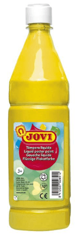 TEMPERA LIQUIDA JOVI 1000 ML. AMARILLO