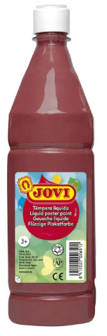 TEMPERA LIQUIDA JOVI 1000 ML. MARRON