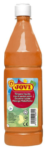 TEMPERA LIQUIDA JOVI 1000 ML. NARANJA